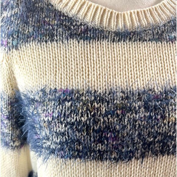 Tabitha Anthropologie Striped Eyelash Sweater - Picture 6 of 10
